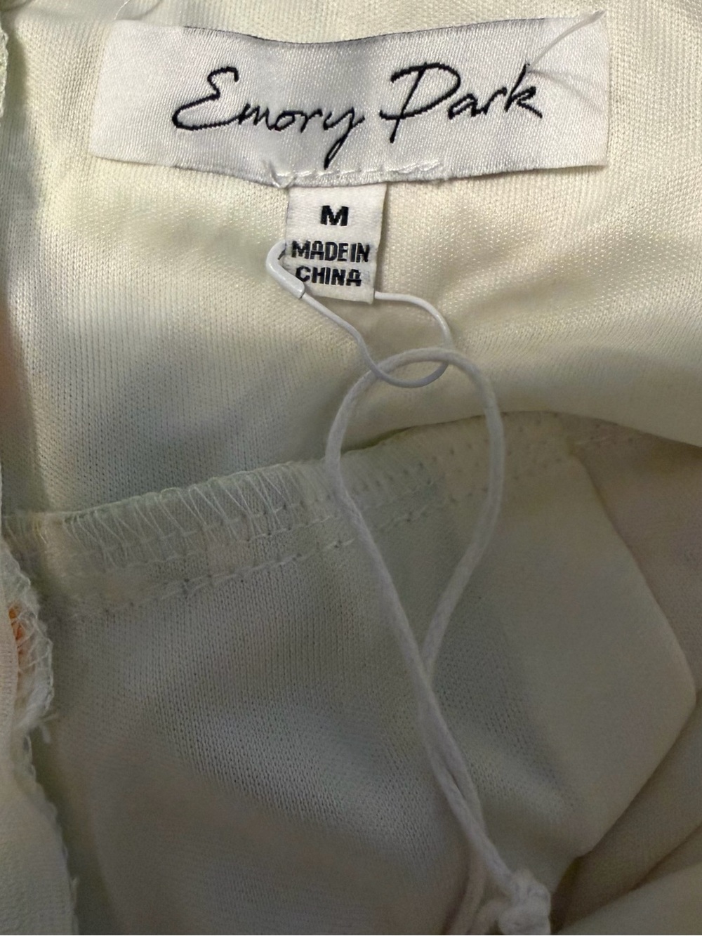 Emory Park Cream Midi Skirt with Subtle Sheen - Picture 2 of 3